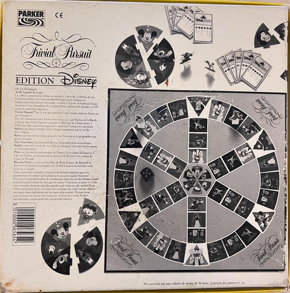 1992 - Édition Disney 500 cartes jeux de societe jouets 1992 edition disney 500 cartes