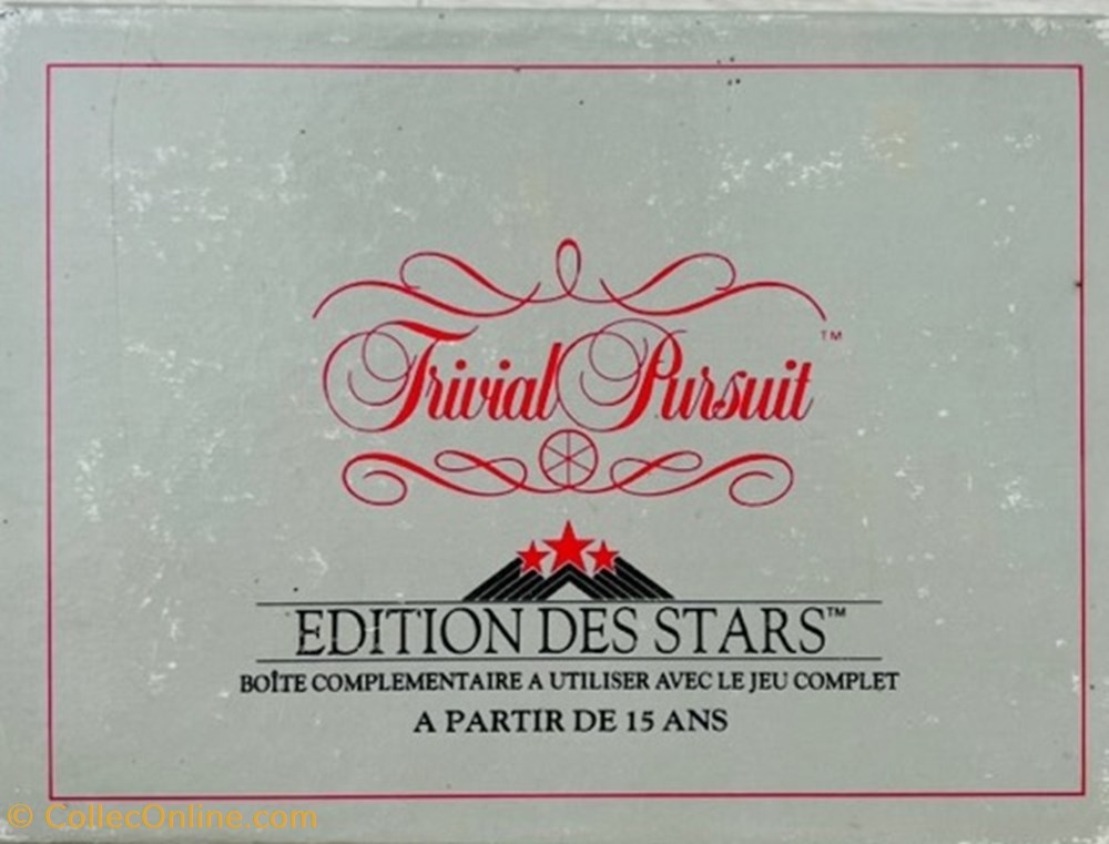 1988 - Édition des stars - recharge jeux societe jouets 1988 edition des stars recharge