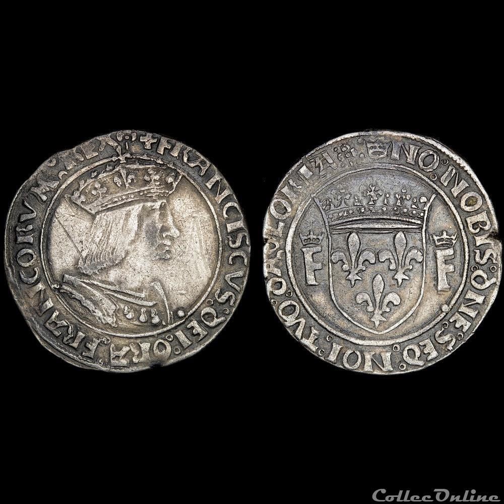 François Ier (1515-1547) - Teston - Lyon 3 monnaie france royale francois ier 1515 1547 teston lyon