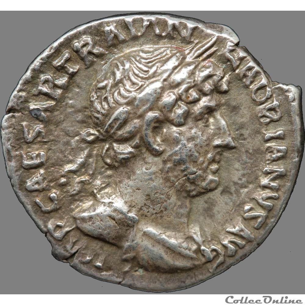 Hadrien (117-138) - Denier - monnaie antique romaine hadrien 117 138 denier