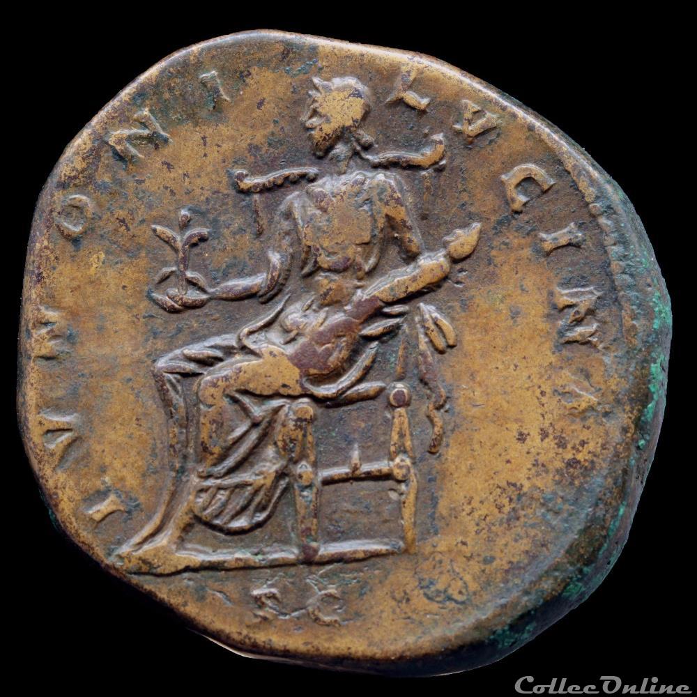 Lucille (164-169) - Sesterce - IVNONI LVCINAE / SC 3 monnaie antique romaine lucille 164 169 sesterce ivnoni lvcinae sc