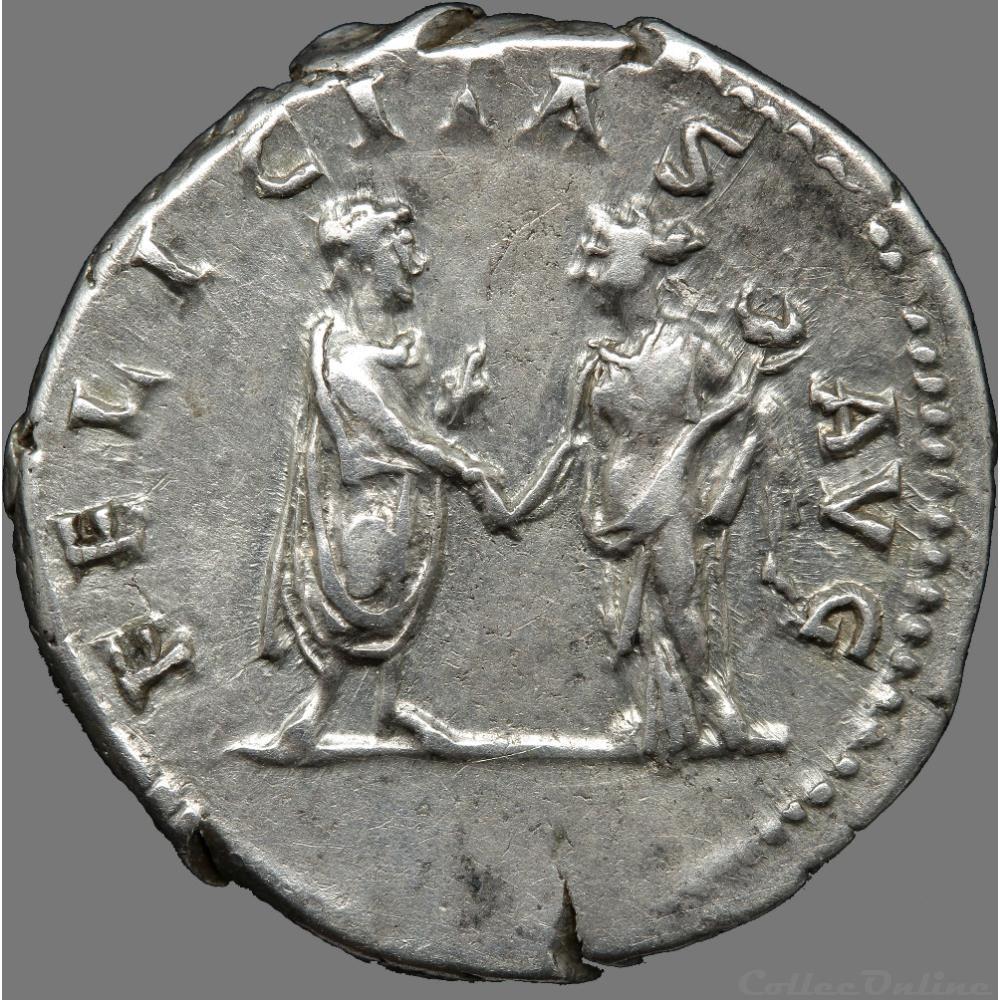 monnaies antiques romaines imperiales et republicaines hadrien 117 138 denier la felicite