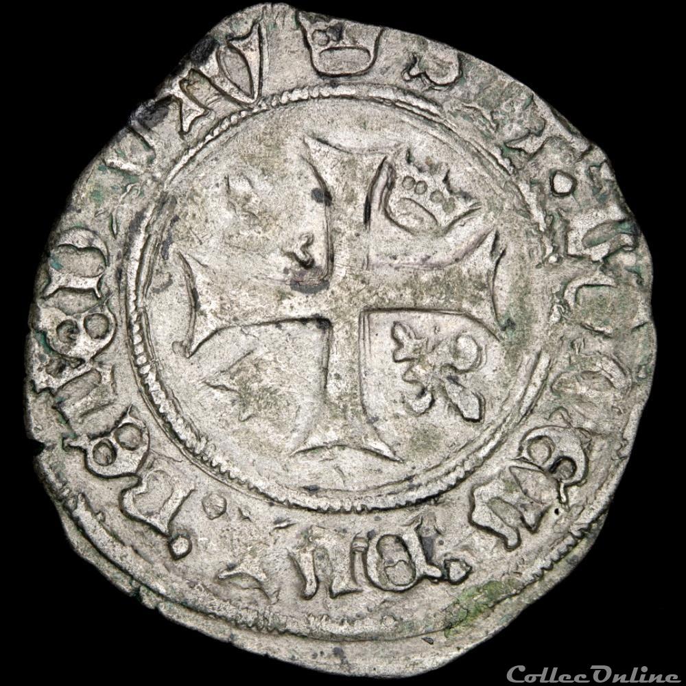 Charles VIII (1483-1498) - Liard - Angers 2 monnaie france royale charles viii 1483 1498 liard angers