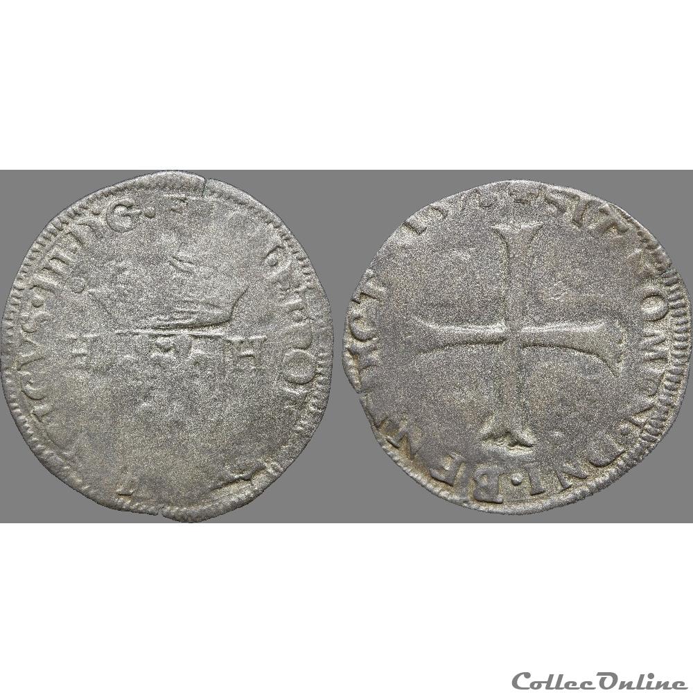 Henri III - Douzain aux deux H - 1578 I Limoges - Inédit 3 monnaie france royale henri iii douzain aux deux h 1578 i limoges inedit