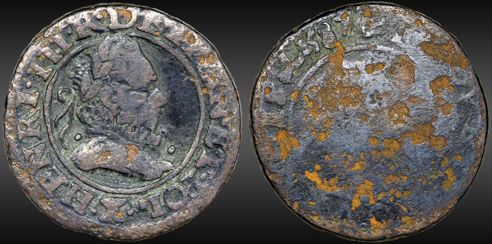 monnaies france royales cgkl 6 henri iii double tournois 1587 x amiens