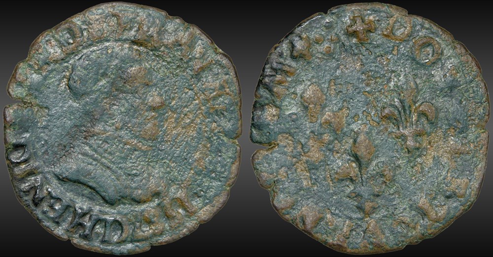 monnaies france a royales cgkl 64 henri iii double tournois 1587 d lyon