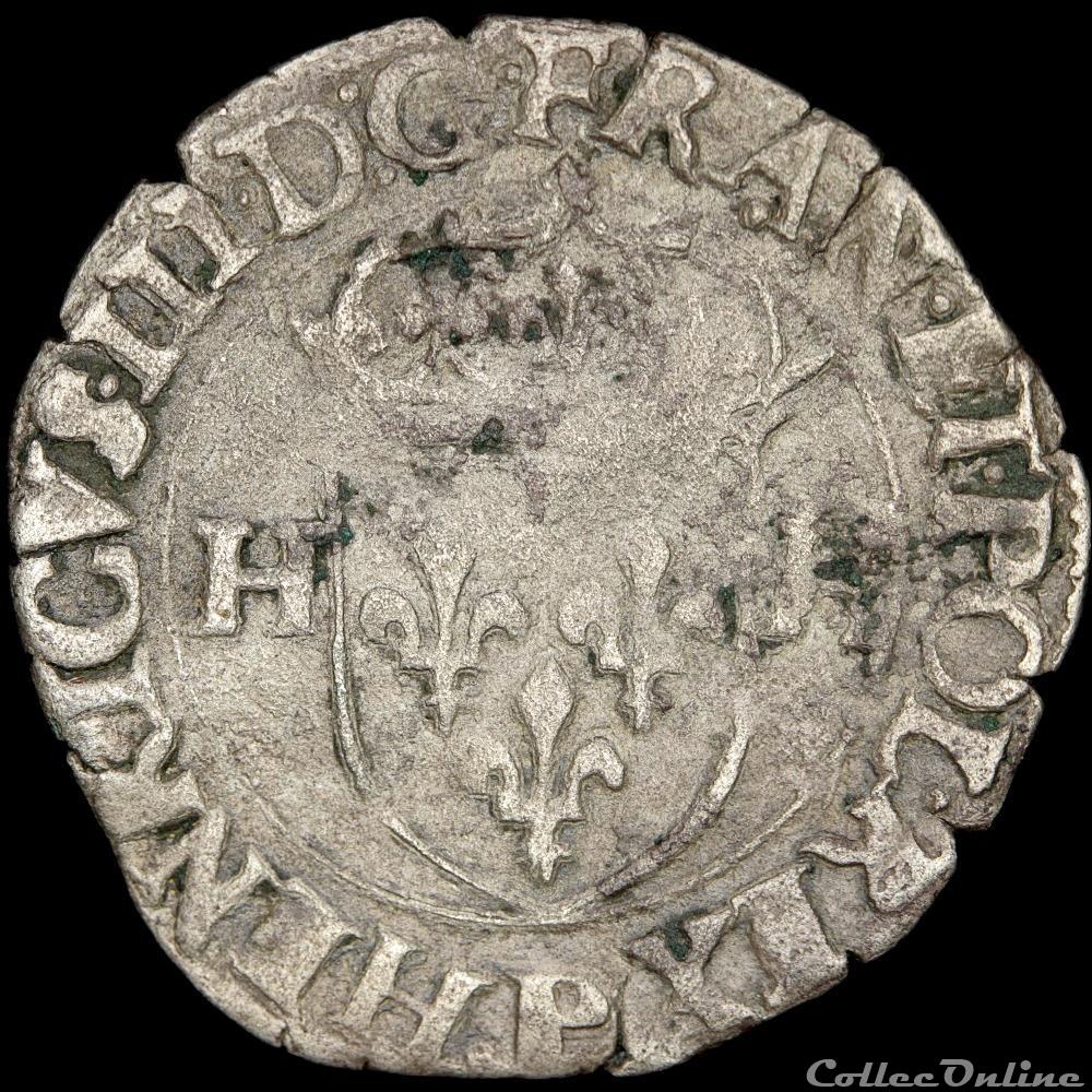Henri III (1574-1589) - Douzain - 1587 P Dijon monnaie france royale henri iii 1574 1589 douzain 1587 p dijon