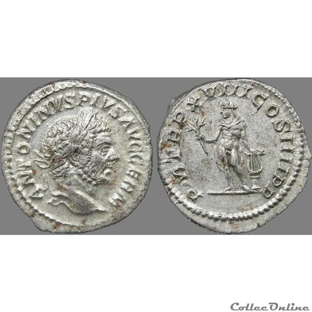 monnaie antique romaine caracalla 196 217 denier