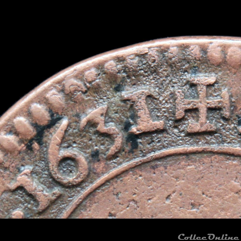 monnaie france royale cgkl 394 louis xiii double tournois 1631 1630 a paris