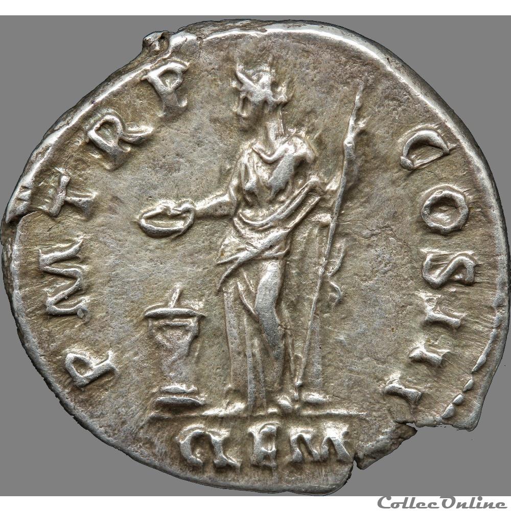 Hadrien (117-138) - Denier - 2 monnaie antique romaine hadrien 117 138 denier