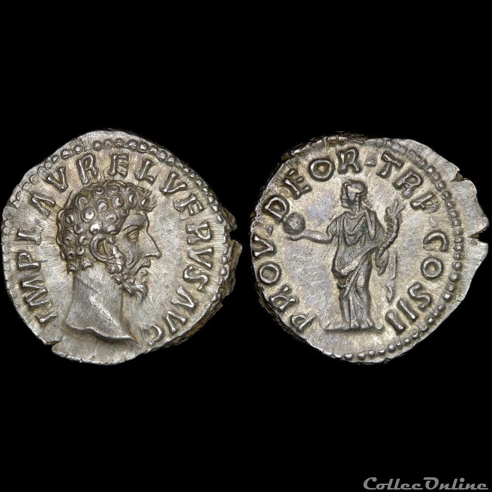 monnaie antique av jc ap romaine lucius verus 161 169 denier providentia