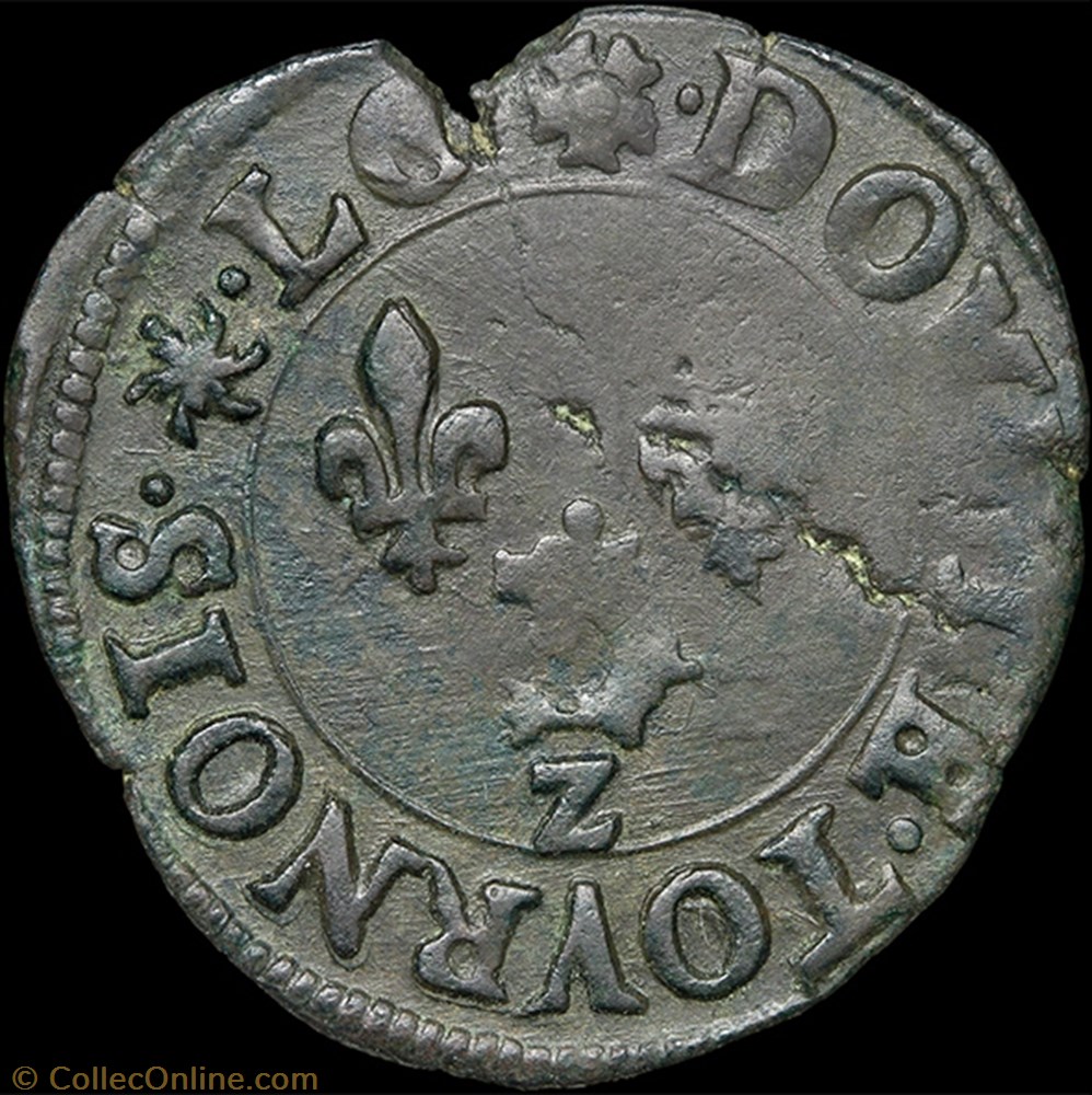 monnaie france royale cgkl 138 henri iii double tournois 1578 z dauphine