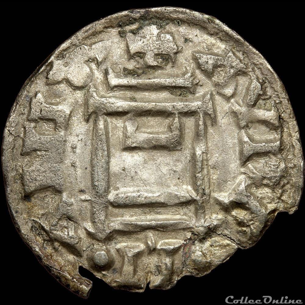 Charles II le Chauve (843-877) - Denier à la porte - Orléans 2 monnaie france carolingienne charles ii le chauve 843 877 denier a la porte orleans