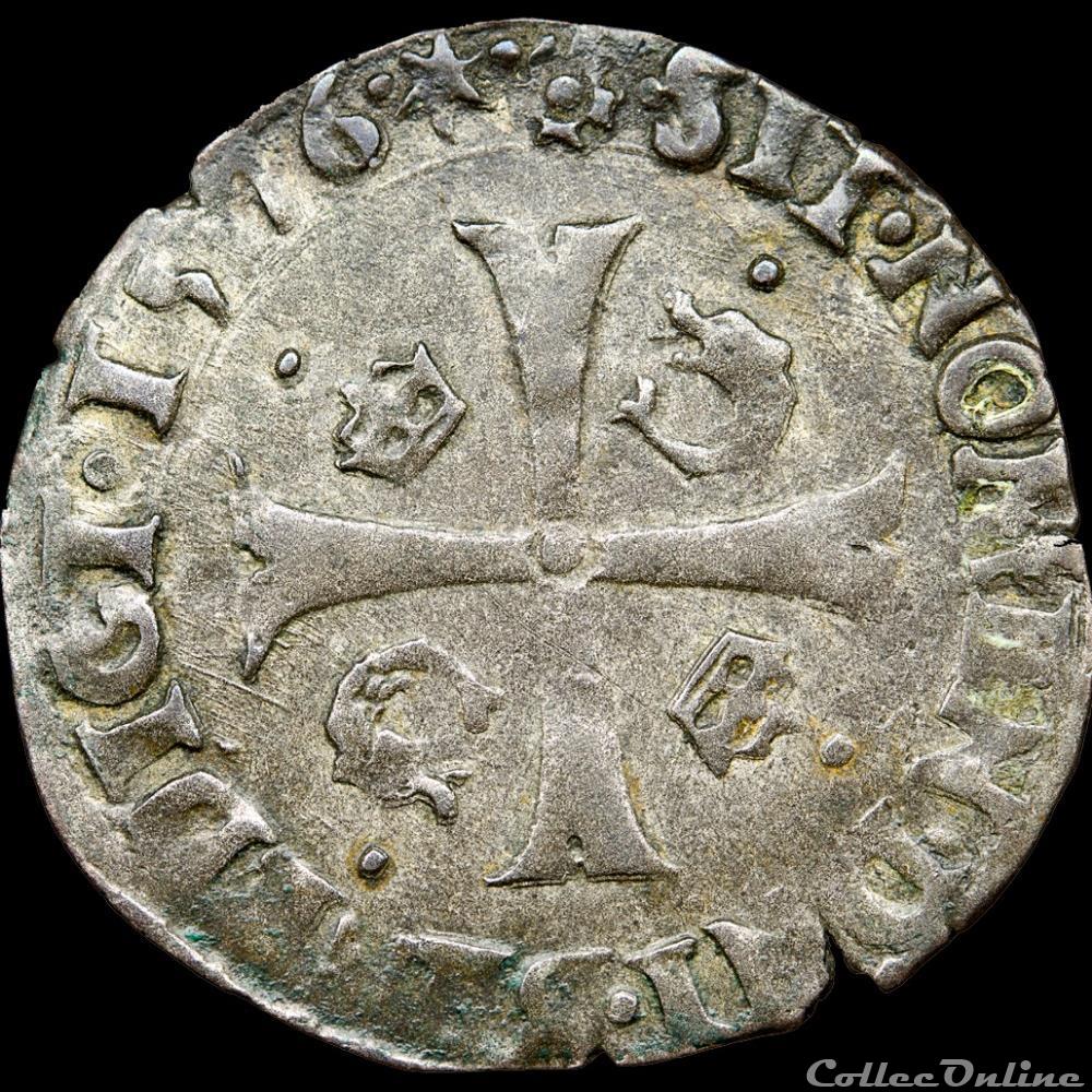 monnaie france royale henri iii 1574 1589 douzain du dauphine 1576 z grenoble