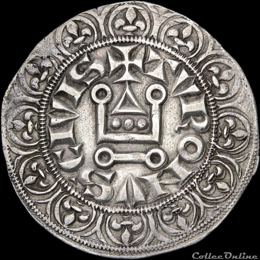 Philippe IV (1285-1314) - Gros 2 monnaie france a royale philippe iv 1285 1314 gros