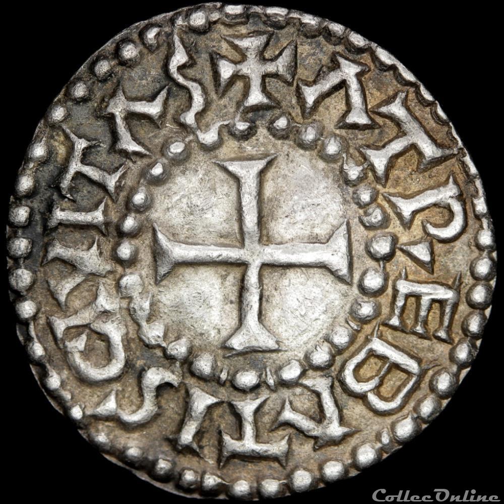 Charles II le Chauve (843-877) - Denier - Arras 2 monnaie france carolingienne charles ii le chauve 843 877 denier arras