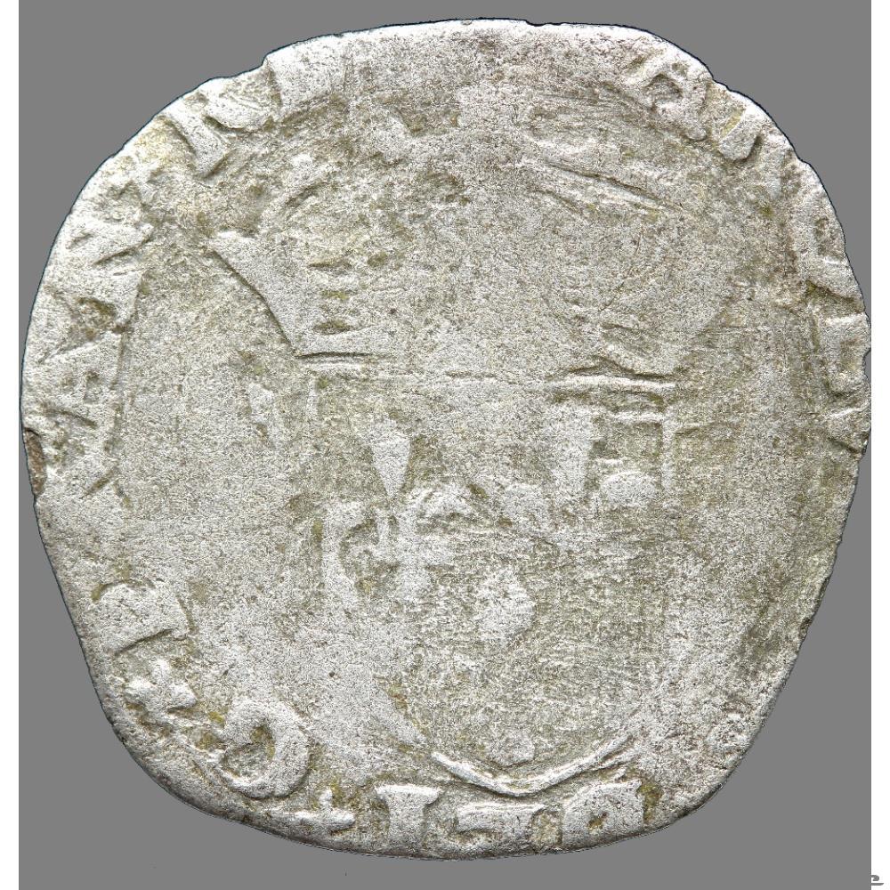 Charles IX - Sol parisis - 1570 N Montpellier monnaie france royale charles ix sol parisis 1570 n montpellier