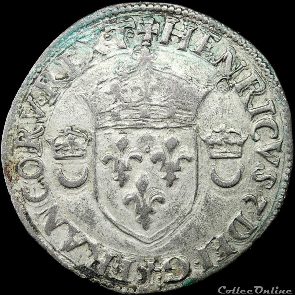 Henri II (1547-1559) - Douzain - 1551 Montélimar monnaie france royale henri ii 1547 1559 douzain 1551 montelimar