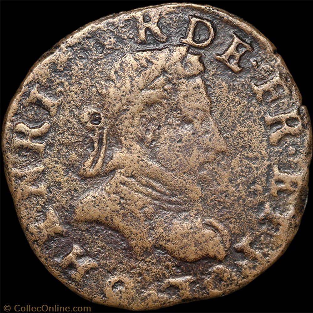CGKL 96 - Henri III - Double tournois 1586 G Poitiers 2 monnaie france a royale cgkl 96 henri iii double tournois 1586 g poitiers