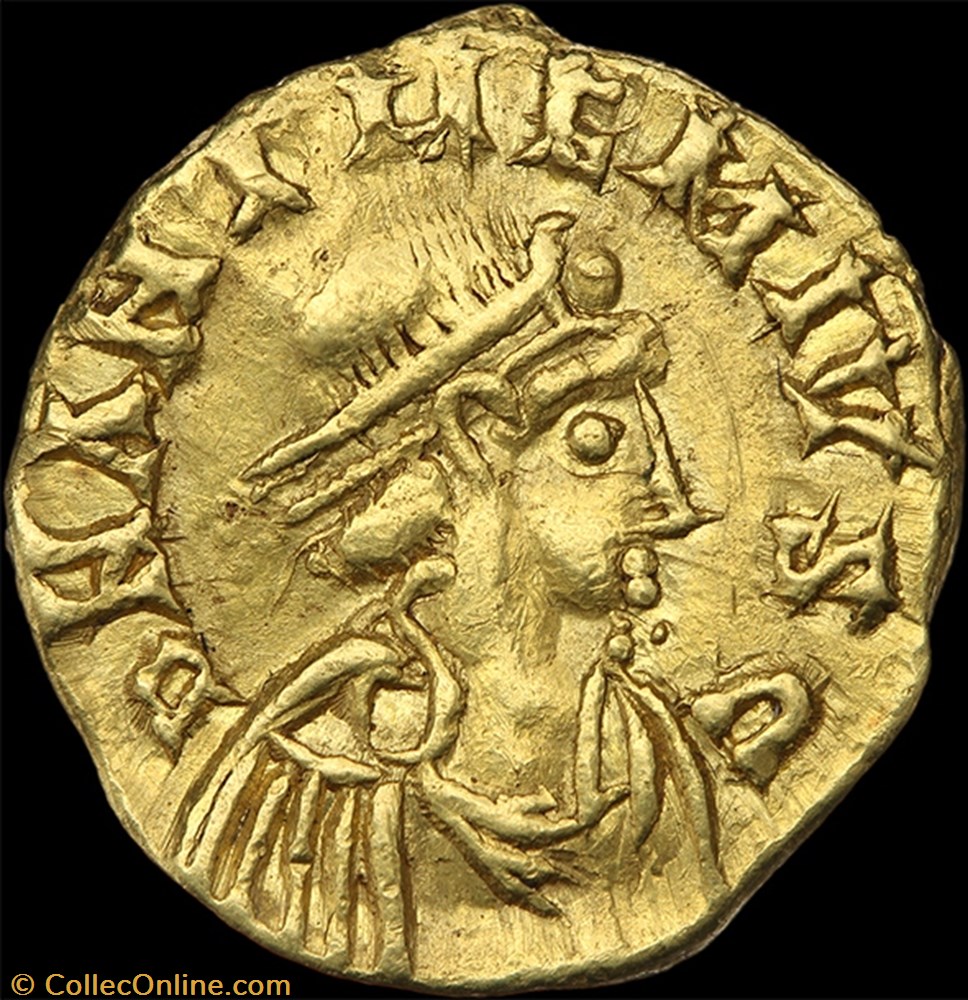 Anthème (467-472) - Tremissis 2 monnaie antique av jc ap romaine antheme 467 472 tremissis