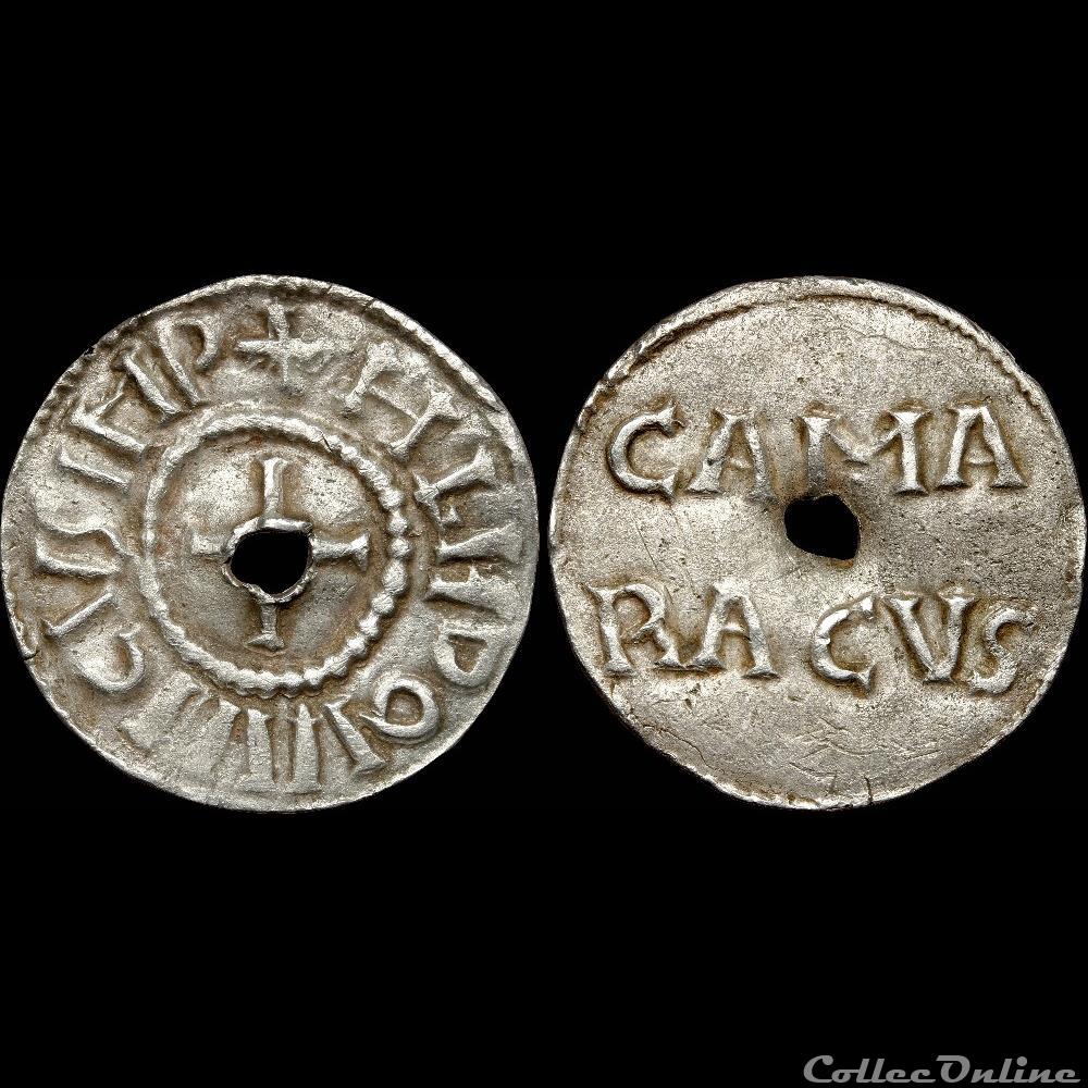 Louis Ier le Pieux (814-840) - Denier - Cambrai 3 monnaie france carolingienne louis ier le pieux 814 840 denier cambrai