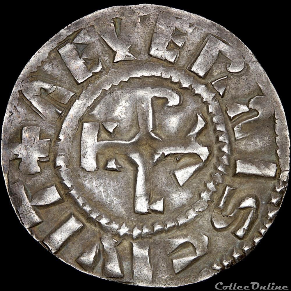 Charles II le Chauve (843-877) - Denier - Nevers 2 monnaie france carolingienne charles ii le chauve 843 877 denier nevers
