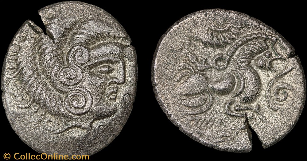 monnaie antique av jc ap gauloise coriosolites statere