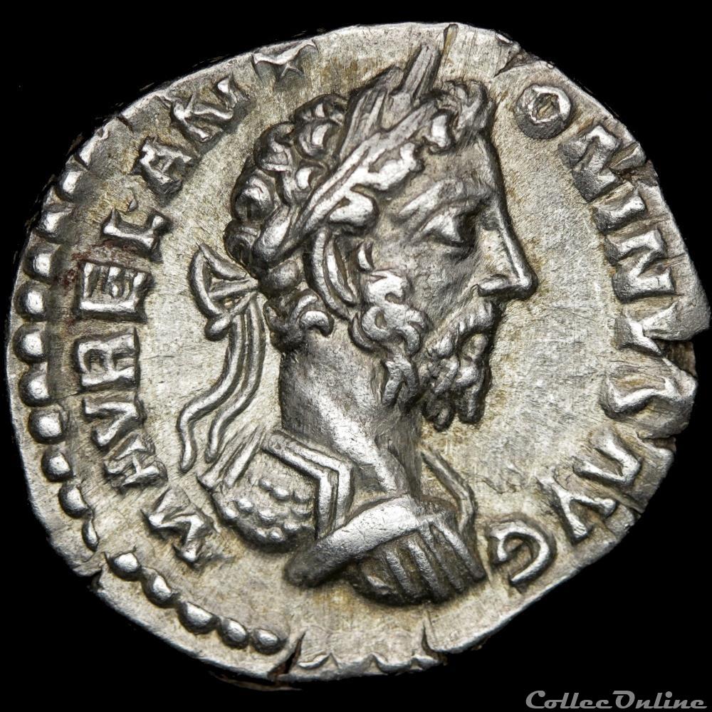 Marc Aurèle (139-161) - Denier - TRP XXXIIII IMP X COS III PP monnaie antique av jc ap romaine marc aurele 139 161 denier trp xxxiiii imp x cos iii pp