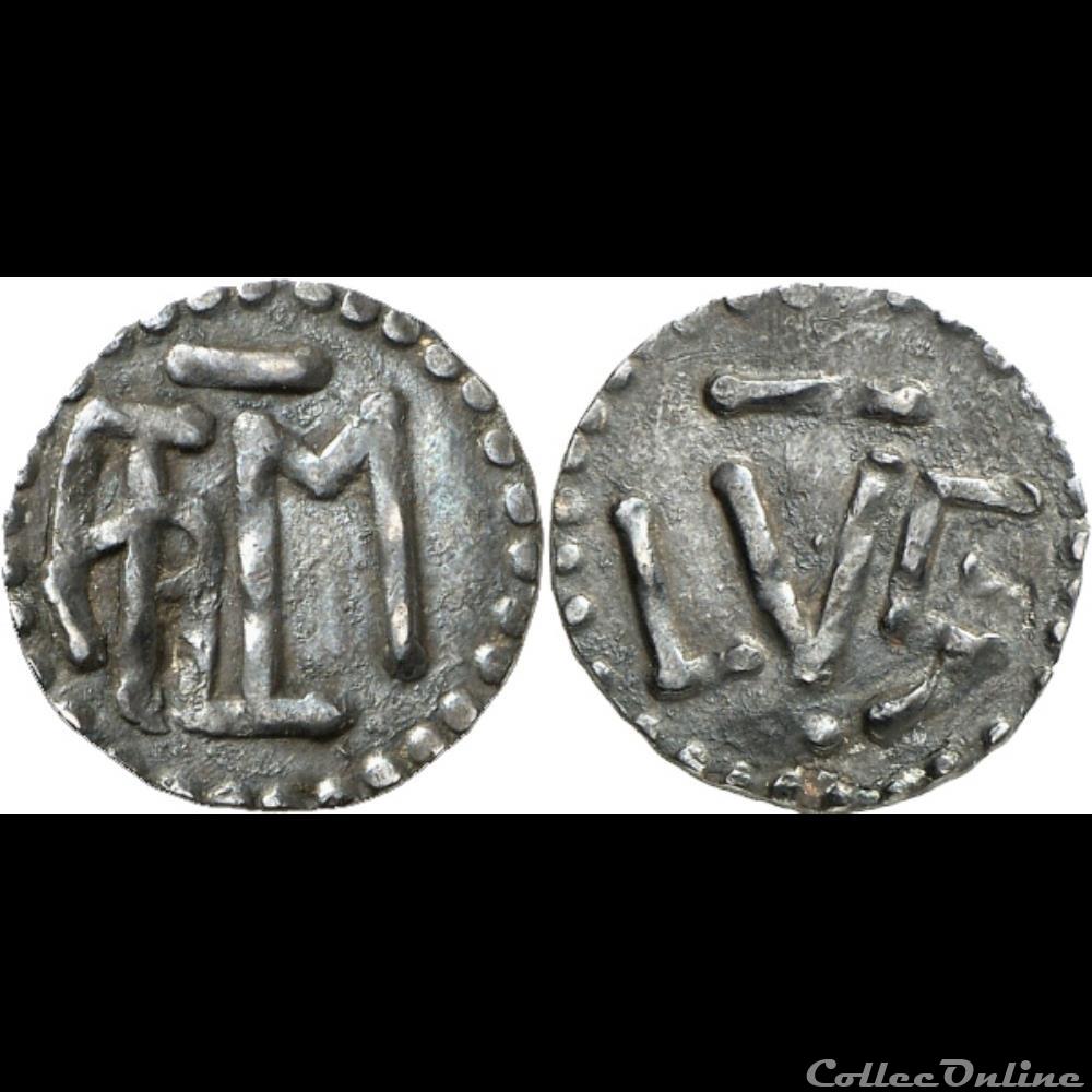 Carloman Ier (768-771) - Denier - Lyon 3 monnaie france carolingienne carloman ier 768 771 denier lyon
