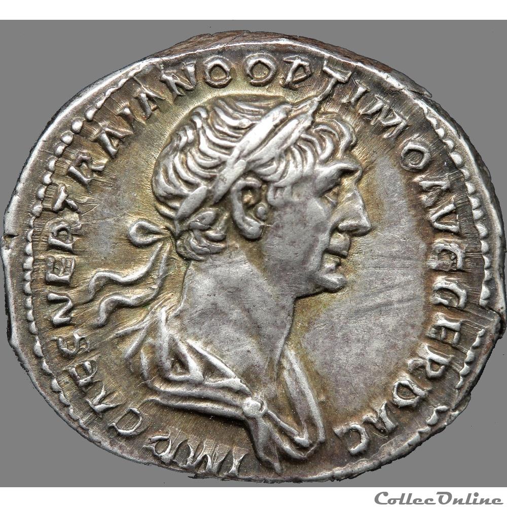 Trajan (98-117) - Denier - Mars monnaie antique romaine trajan 98 117 denier mars