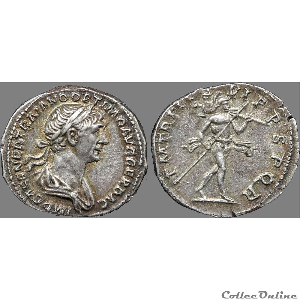 Trajan (98-117) - Denier - Mars 4 monnaie antique romaine trajan 98 117 denier mars