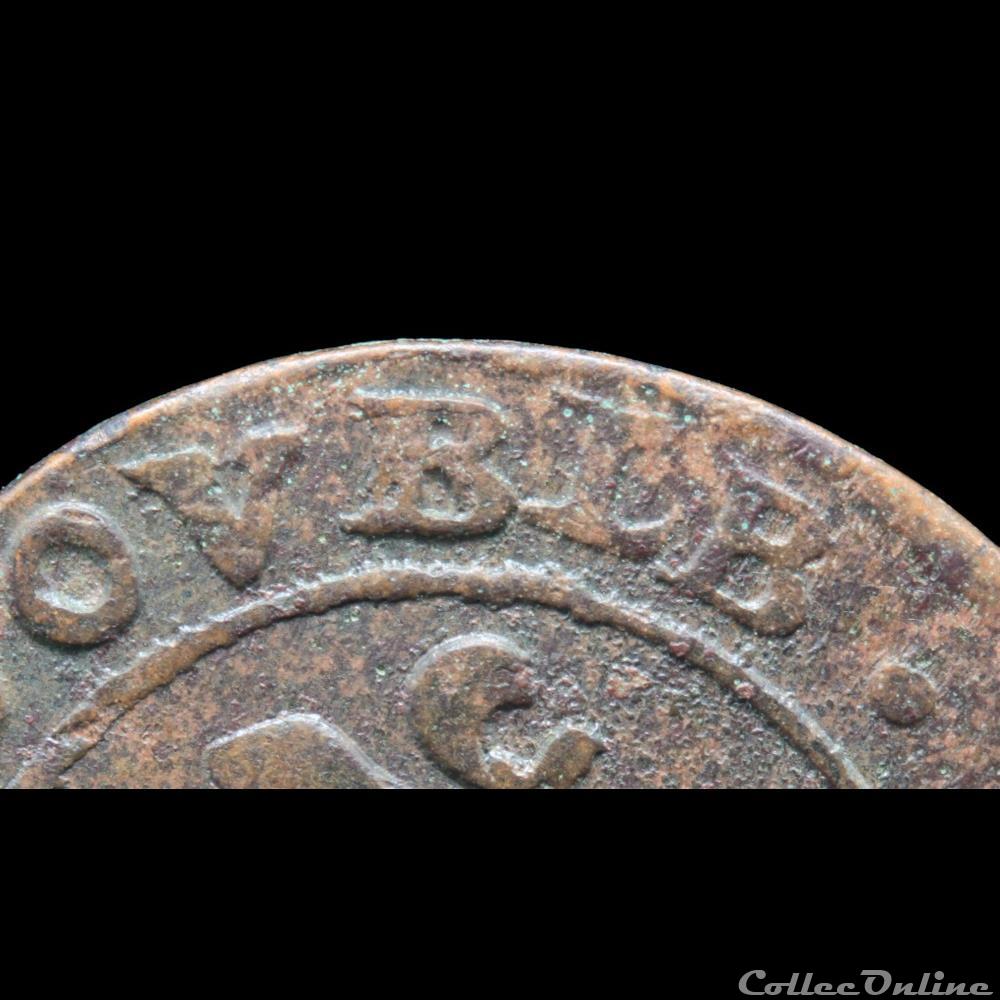 CGKL 504 - Louis XIII - Double tournois 1638 Troyes - légende b3 - inédit 3 monnaie france royale cgkl 504 louis xiii double tournois 1638 troyes legende b3 inedit