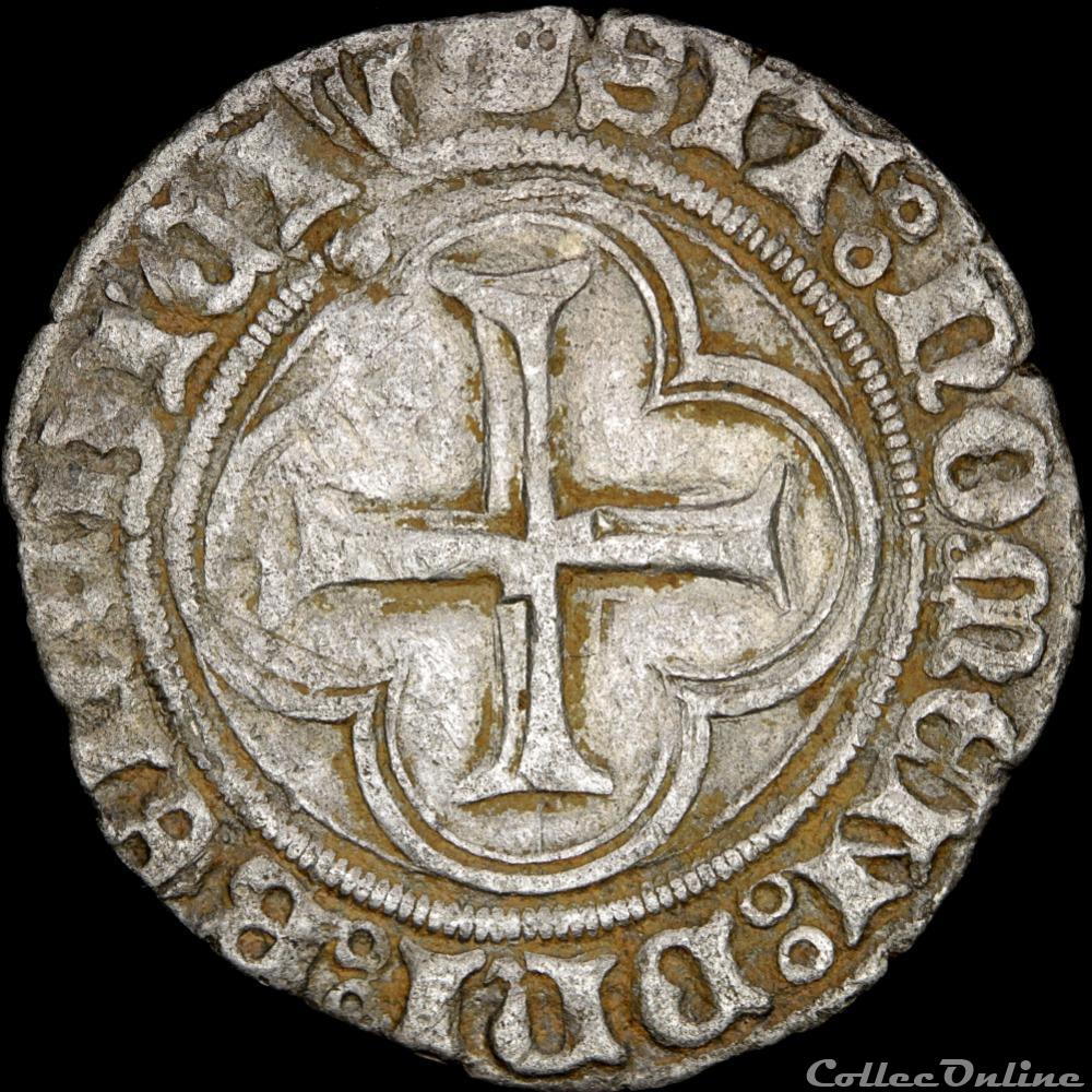 Louis XI (1461-1483) - Petit blanc - Saint-Lô 2 monnaie france royale louis xi 1461 1483 petit blanc saint lo