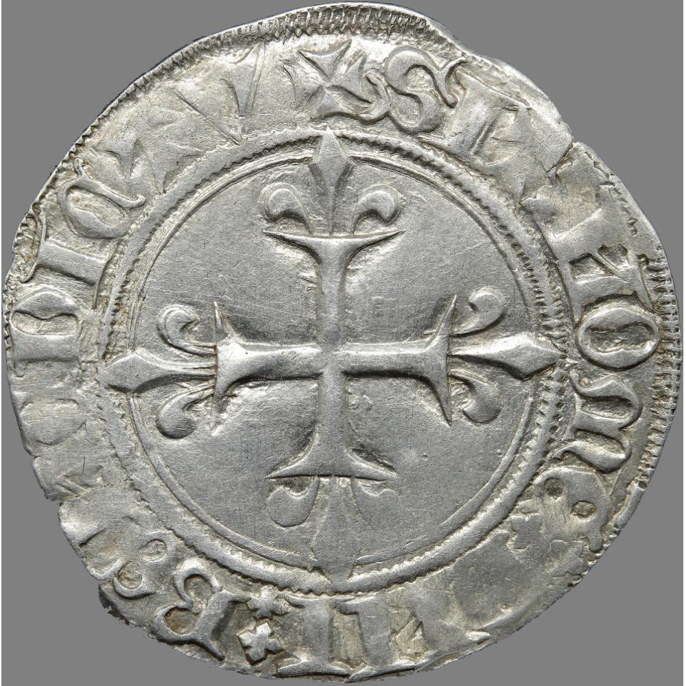 monnaie france royale charles vi gros aux lis saint menehould