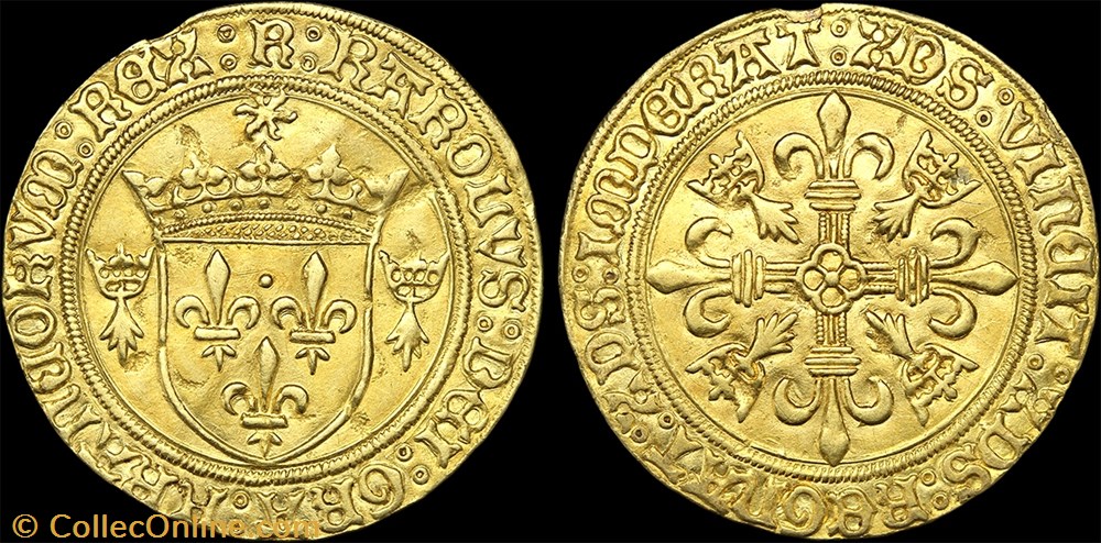 monnaies france royales charles viii 1483 1498 ecu or au soleil de bretagne rennes