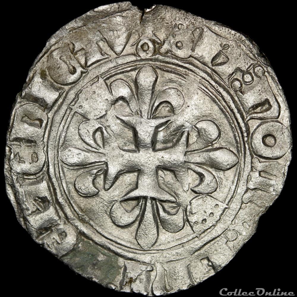 Charles VI (1380-1422) - Florette - Paris 2 monnaie france royale charles vi 1380 1422 florette paris