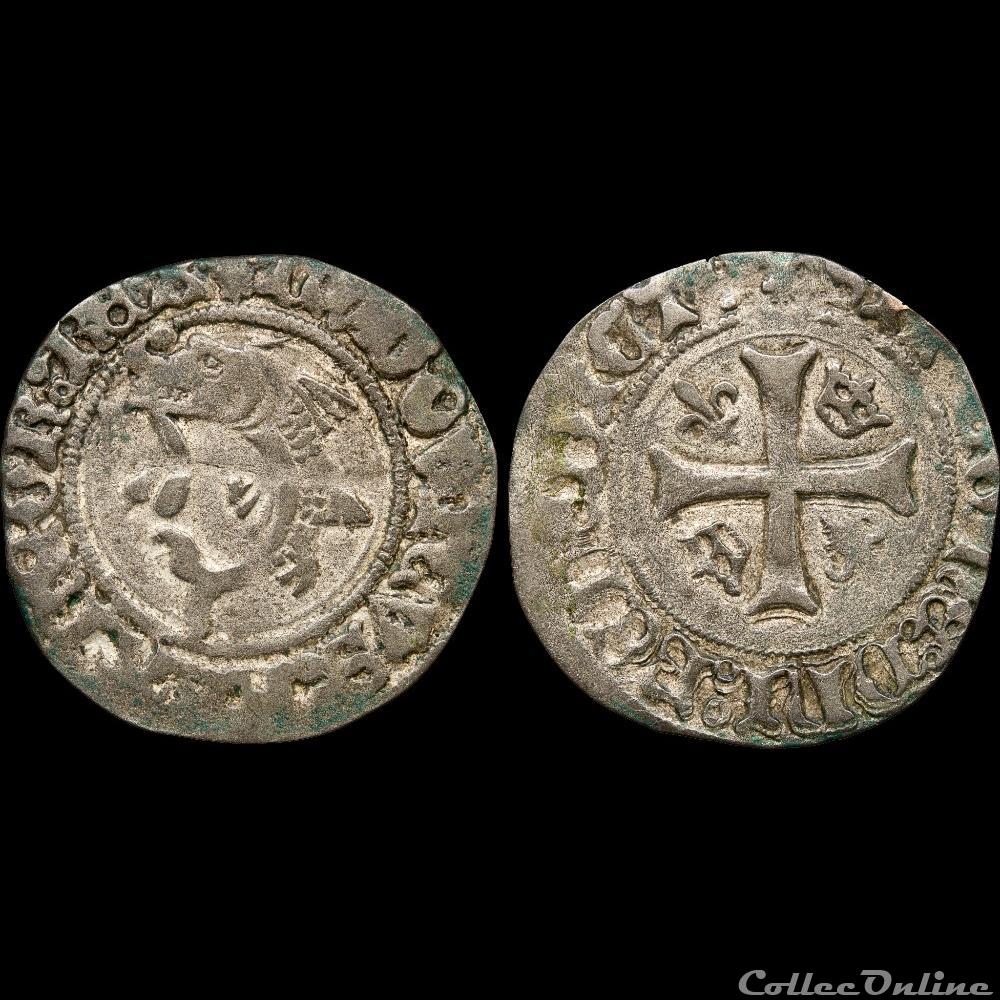 Louis XI (1461-1483) - Liard au dauphin - Paris 3 monnaie france royale louis xi 1461 1483 liard au dauphin paris
