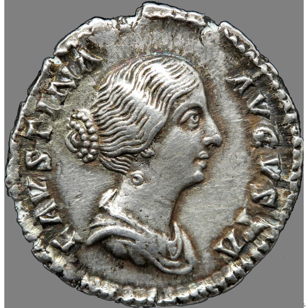 Faustine - Denier - monnaie antique romaine faustine denier