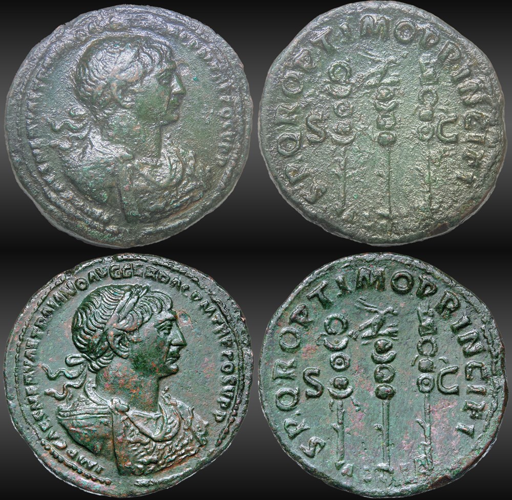 Trajan (98-117) - As - SPQR OPTIMO / SC monnaies antiquite av jc ap romaines republicaines imperiales trajan 98 117 as spqr optimo sc