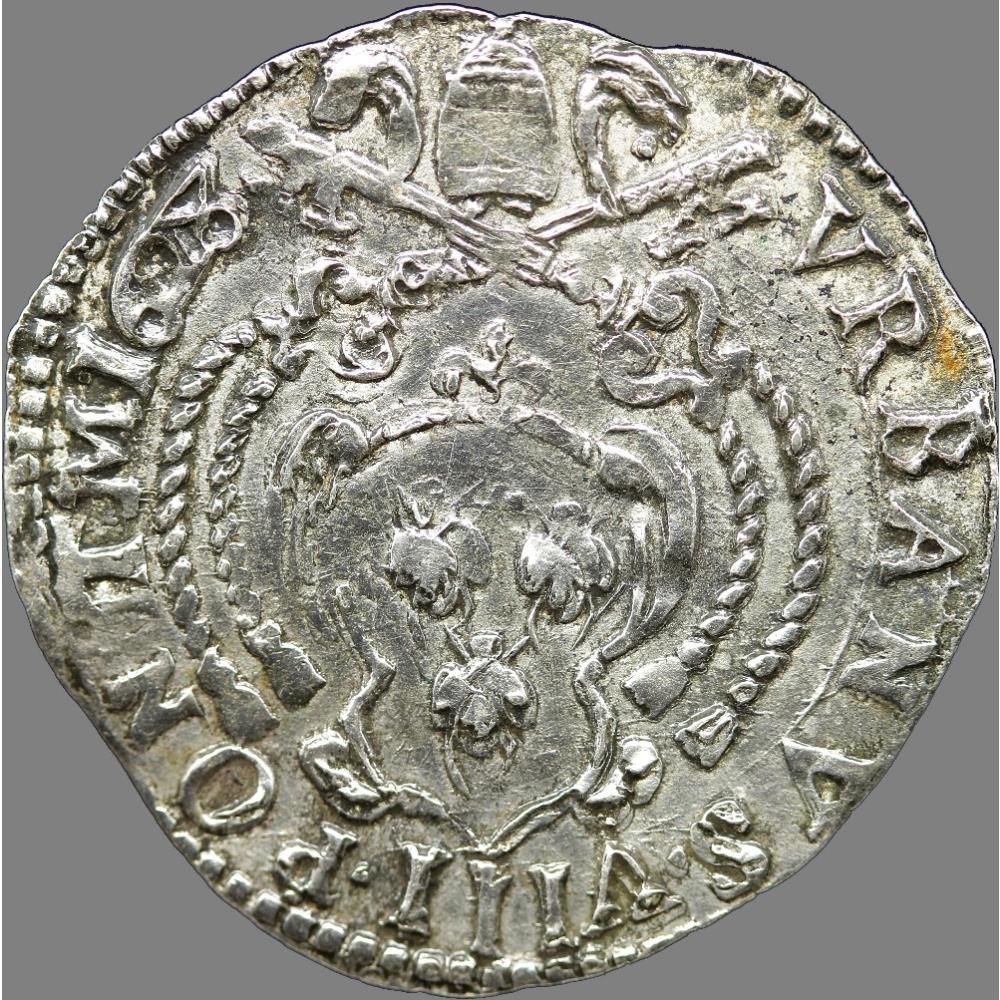 Comtat Venaissin - Urbain VIII - Barberin 1628 (Avignon) monnaie france feodale comtat venaissin urbain viii barberin 1628 avignon