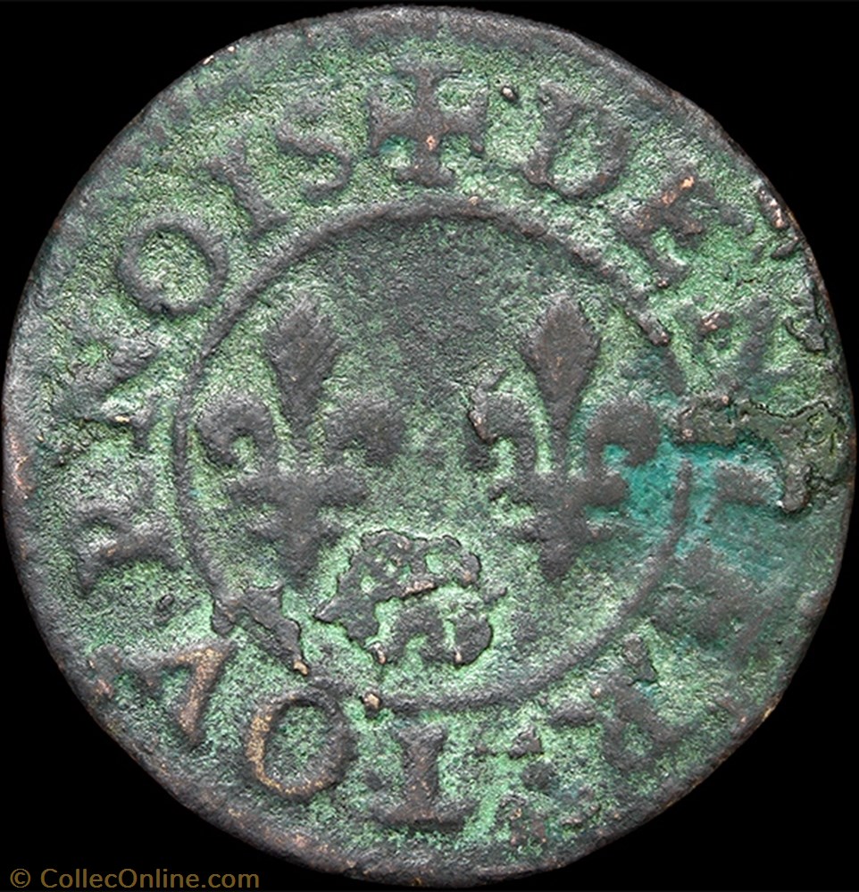 CGKL 90 - Henri III - Denier tournois non daté A Paris 3 monnaie france royale cgkl 90 henri iii denier tournois non date a paris