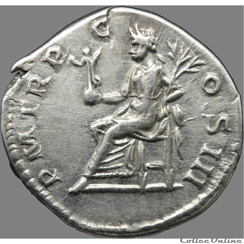 Hadrien (117-138) - Denier - 2 monnaie antique romaine hadrien 117 138 denier