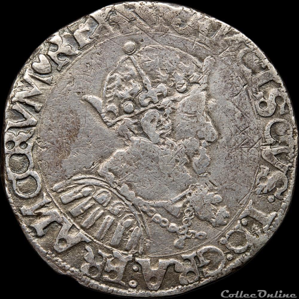 François Ier (1515-1547) - Faux teston - Rouen monnaie france royale francois ier 1515 1547 faux teston rouen