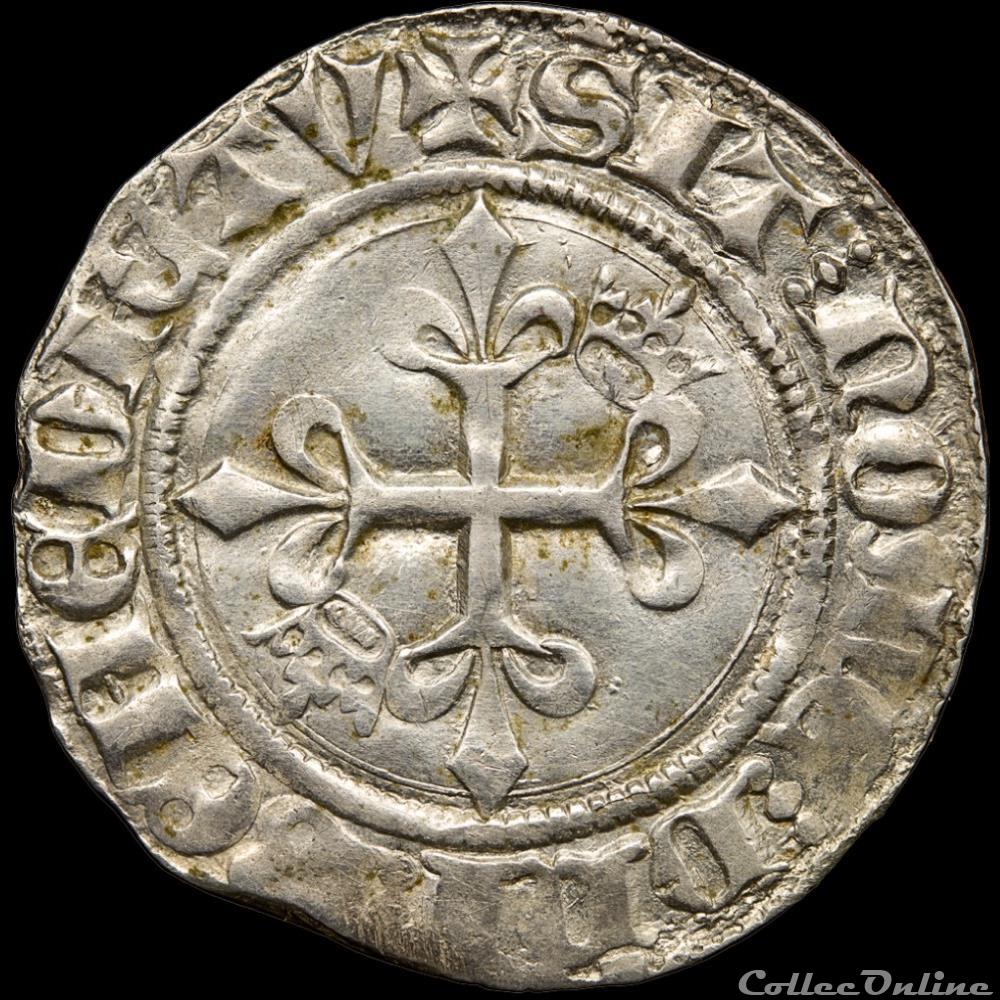 Charles VI (1380-1422) - Florette - Tournai 2 monnaie france royale charles vi 1380 1422 florette tournai