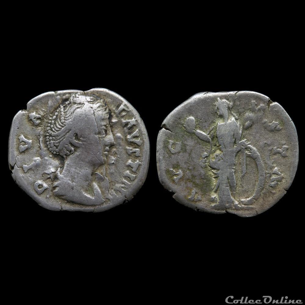 Faustine Mère - Denier - AVGVSTA 3 monnaie antique romaine faustine mere denier avgvsta