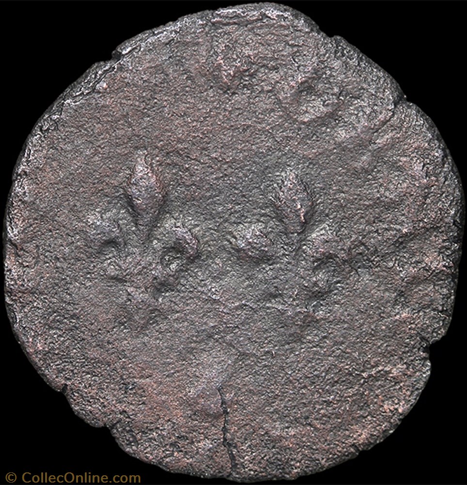CGKL 136 - Henri III - Denier tournois date illisible S Troyes 3 monnaie france royale cgkl 136 henri iii denier tournois date illisible s troyes