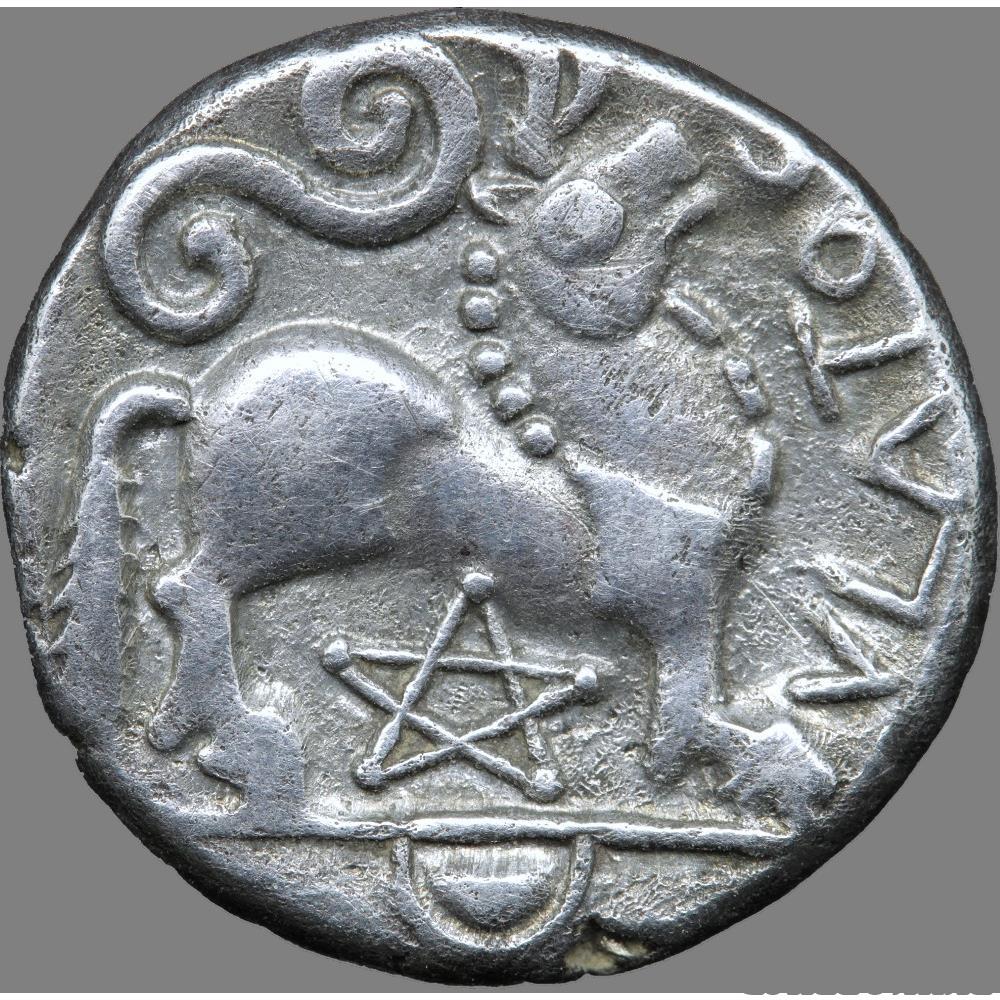 monnaie antique gauloise remes quinaire atevla vlatos
