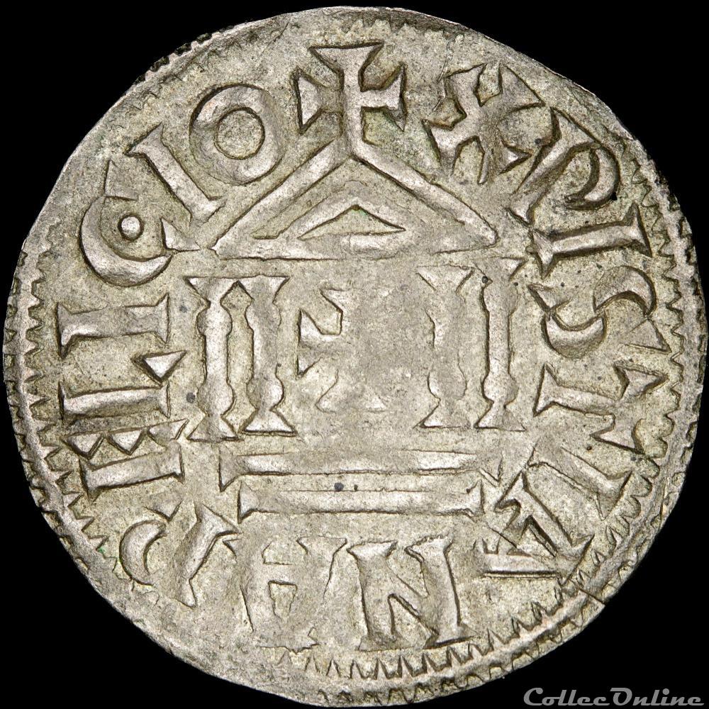 Louis Ier le Pieux (814-840) - Denier 2 monnaie france a carolingienne louis ier le pieux 814 840 denier