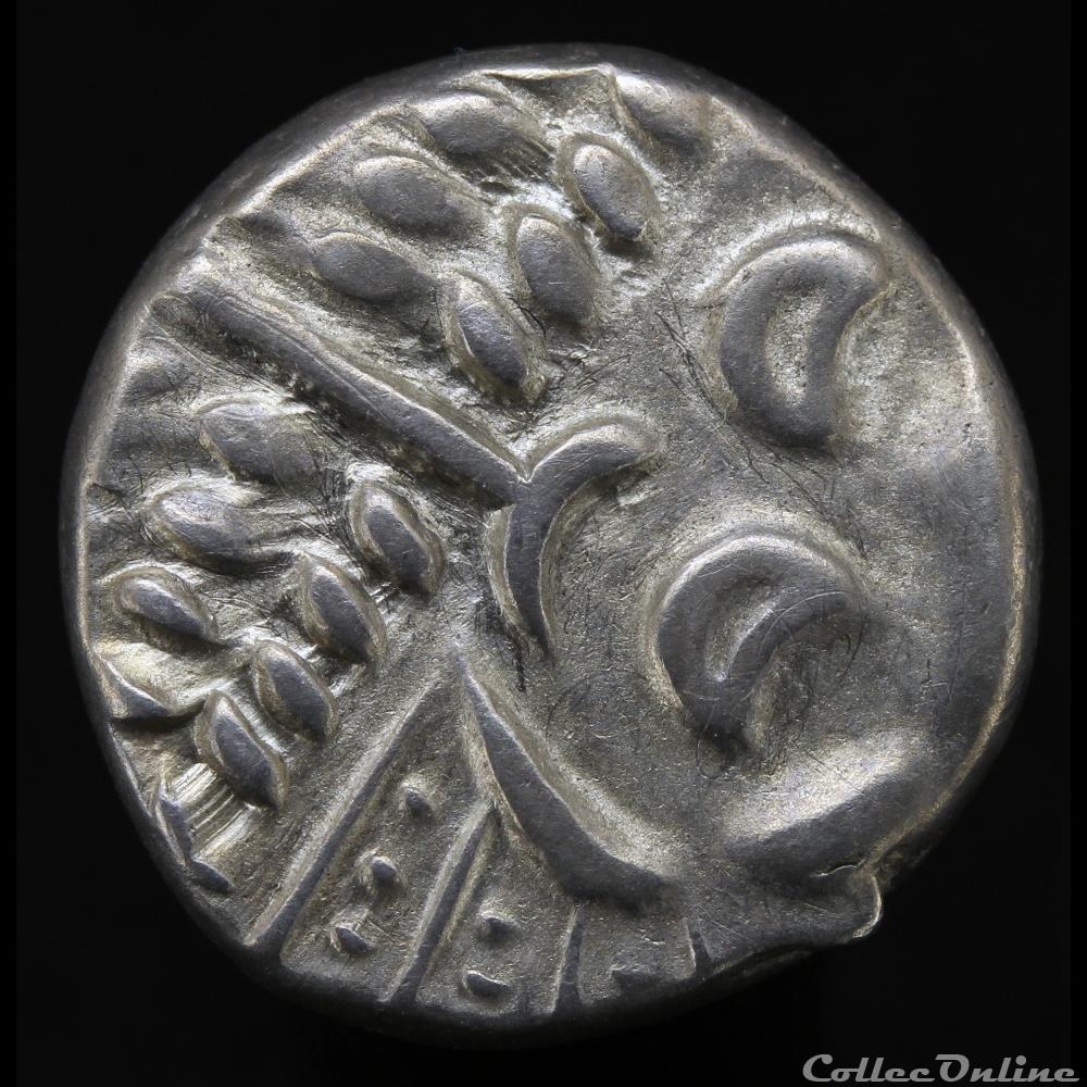 Durotriges (Bretagne) - Statère d'argent monnaie antique gauloise durotriges bretagne statere argent