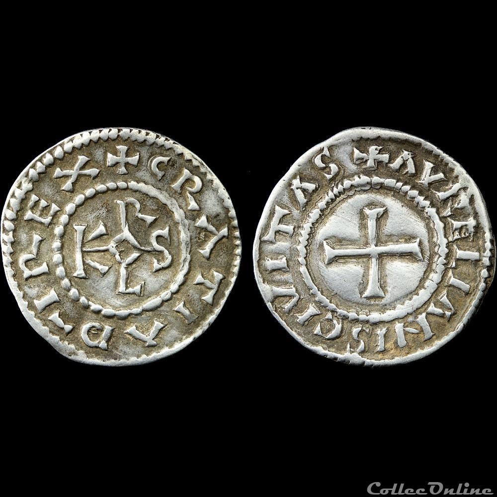 Charles II le Chauve (843-877) - Denier - Orléans 3 monnaie france carolingienne charles ii le chauve 843 877 denier orleans